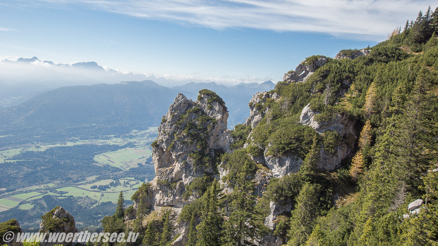 Felsformationen Dobratsch Villacher Alpe