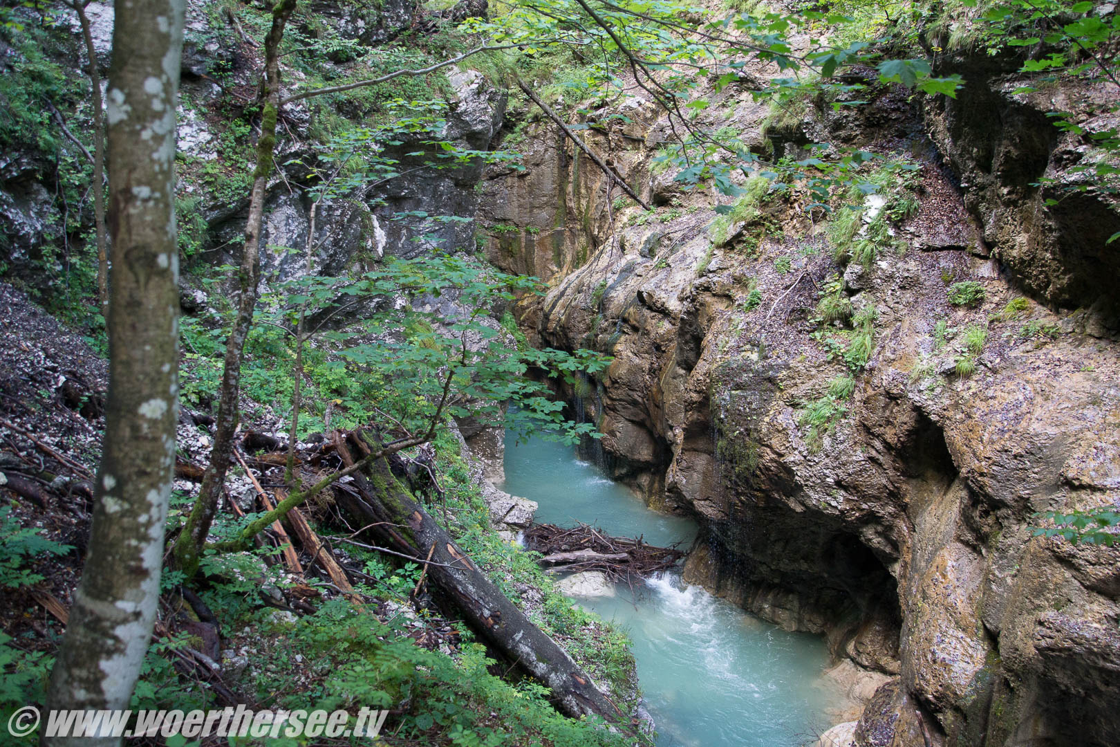 Fluss in der Schlucht